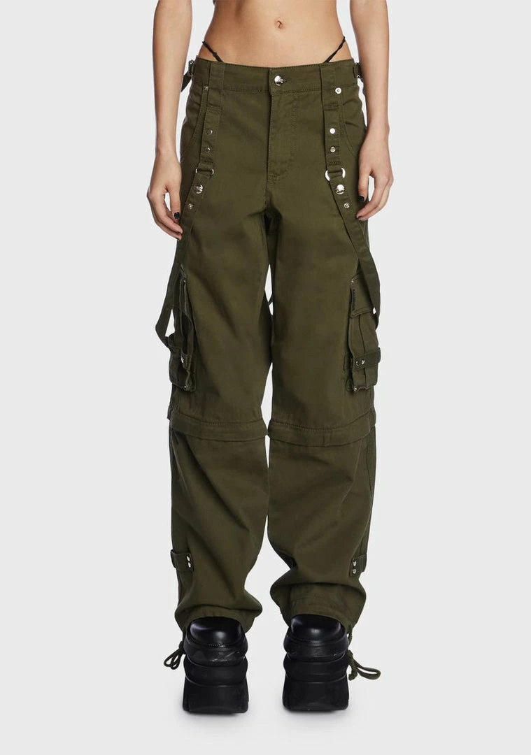 Tripp NYC Army Zip Off Crush Pants 3 Tripp NYC Army Zip Off Crush Pants
