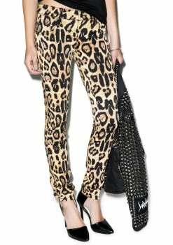 Tripp NYC Bottoms Leopard Jeans