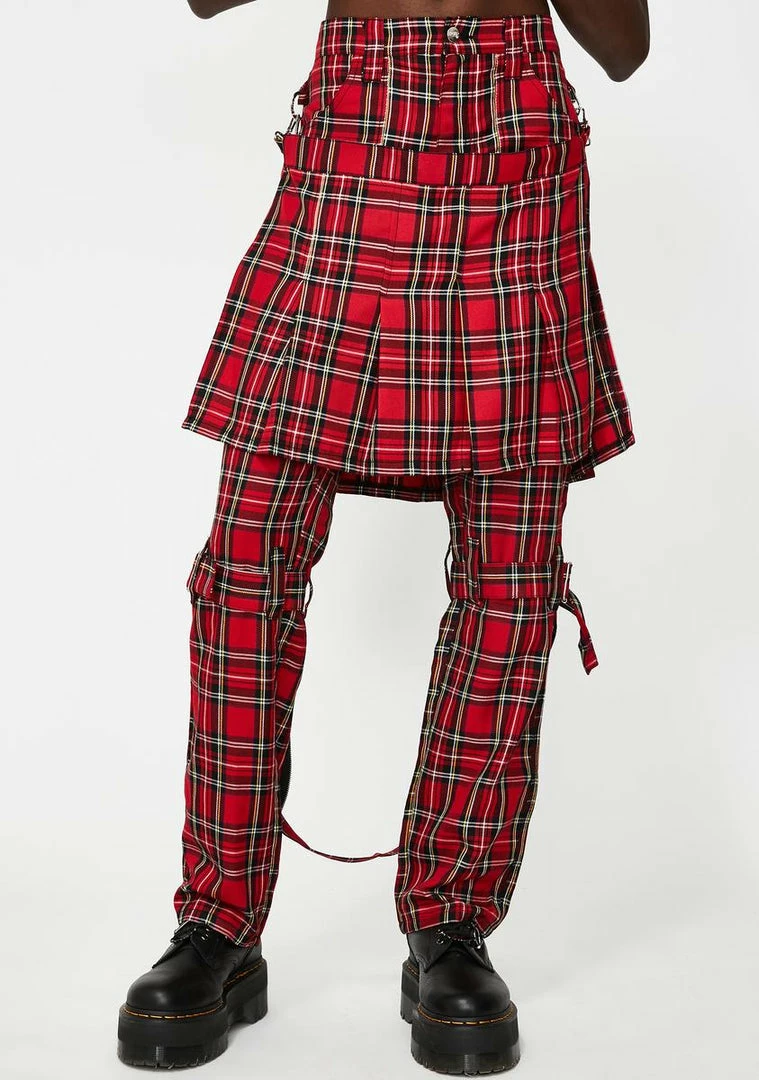 Tripp NYC Bottoms Double Bumflap Plaid Pants 3 Tripp NYC Bottoms Double Bumflap Plaid Pants