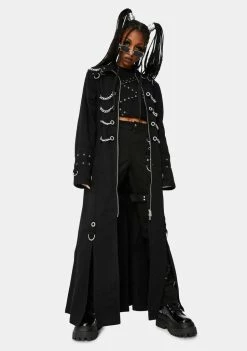Tripp NYC Chain Eyelet Coat