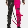 Tripp NYC Pink Split Leg Bondage Pants 1 Tripp NYC Pink Split Leg Bondage Pants