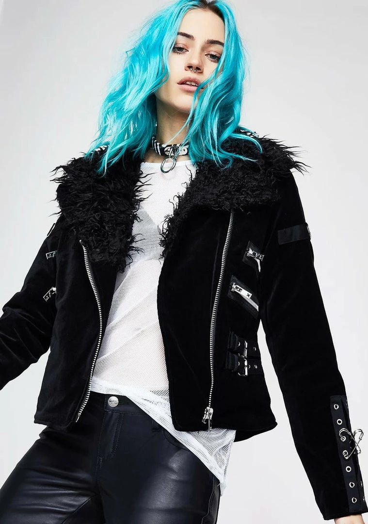 Tripp NYC Outerwear Monster Cycle Moto Jacket 5 Tripp NYC Outerwear Monster Cycle Moto Jacket