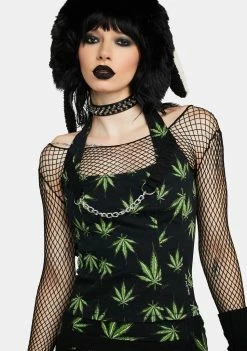 Tripp NYC Grass Mary Chain Corset Top
