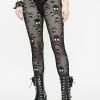 Tripp NYC Fishnet Skull Leggings Bottoms