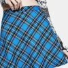 Tripp NYC Blue Plaid Circle Skirt 1 Tripp NYC Blue Plaid Circle Skirt