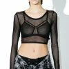 Tripp NYC Tops Fishnet Crop 2 Tripp NYC Tops Fishnet Crop