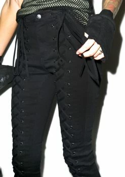 Tripp NYC Lace Up Jeans