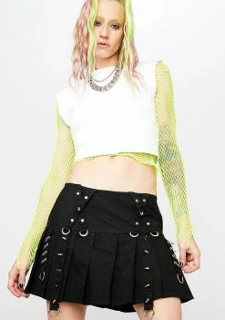 Tripp NYC X Pleated Mini Skirt