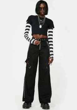 Tripp NYC Bottoms Super Side Zip Wide Leg Pants