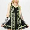 Tripp NYC Green Lace Mini Dress