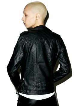 Tripp NYC Quilted Moto Jacket