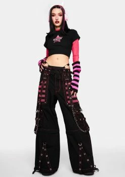 Tripp NYC Pink Electro Darkstreet Pants