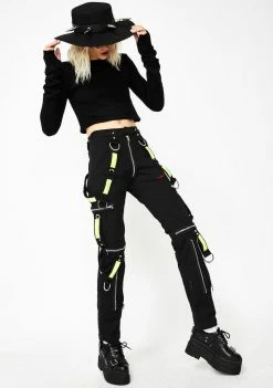 Tripp NYC Bottoms Electric Reflective Pants