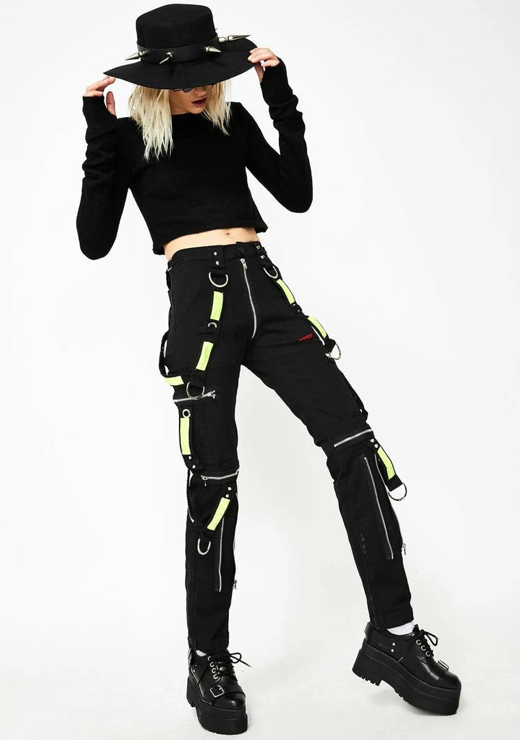 Tripp NYC Bottoms Electric Reflective Pants 4 Tripp NYC Bottoms Electric Reflective Pants