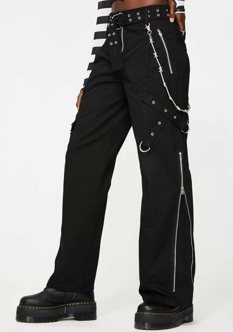Tripp NYC Bottoms Super Side Zip Wide Leg Pants 3 Tripp NYC Bottoms Super Side Zip Wide Leg Pants