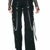 Tripp NYC Bottoms Lace-Up Chain Pants