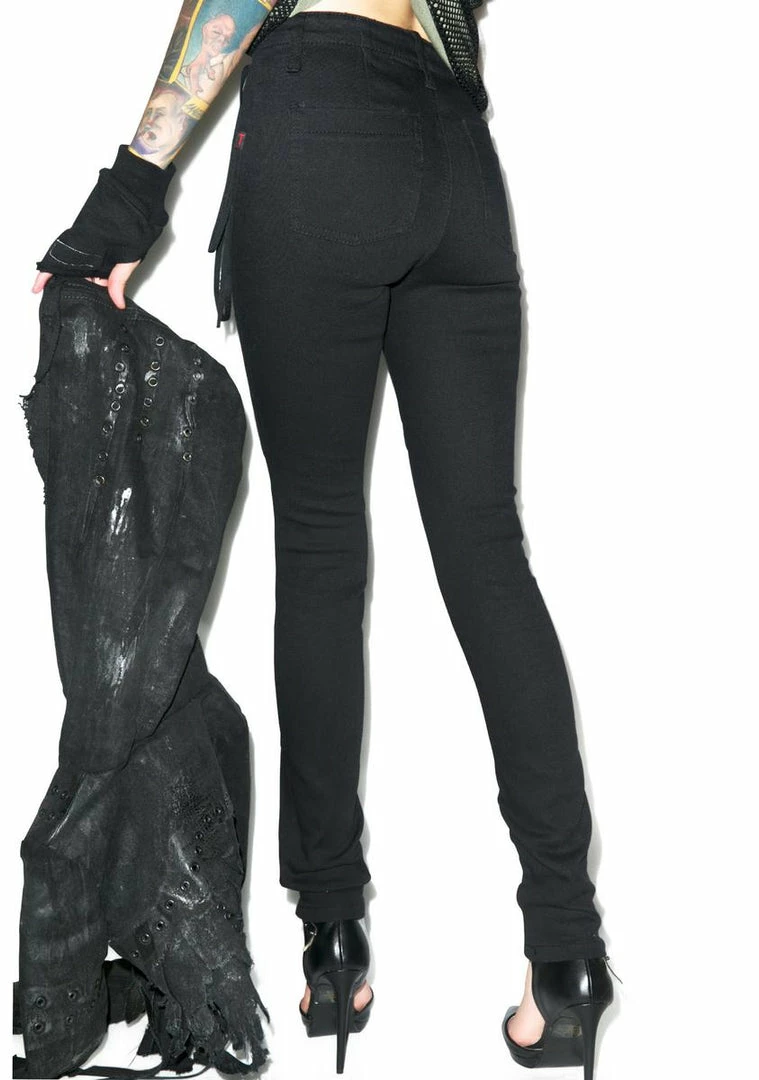Tripp NYC Lace Up Jeans 6 Tripp NYC Lace Up Jeans