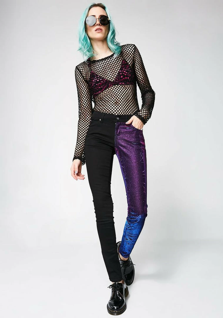 Tripp NYC Shine On Split Jeans 3 Tripp NYC Shine On Split Jeans