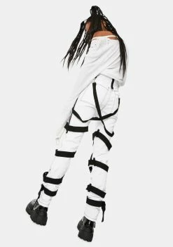 Tripp NYC White Harness Pants