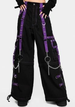 Tripp NYC Bottoms Purple Mega Eye Pants