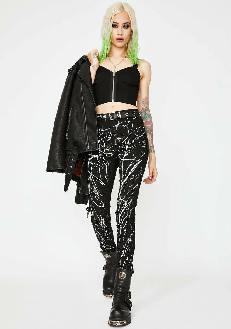 Tripp NYC Side Lace Up Crop Top Tops 5 Tripp NYC Side Lace Up Crop Top Tops