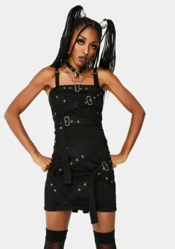 Tripp NYC Belted Bondage Mini Dress