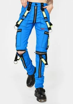 Tripp NYC Blue Electric Reflective Pants