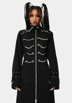 Tripp NYC Chain Eyelet Coat