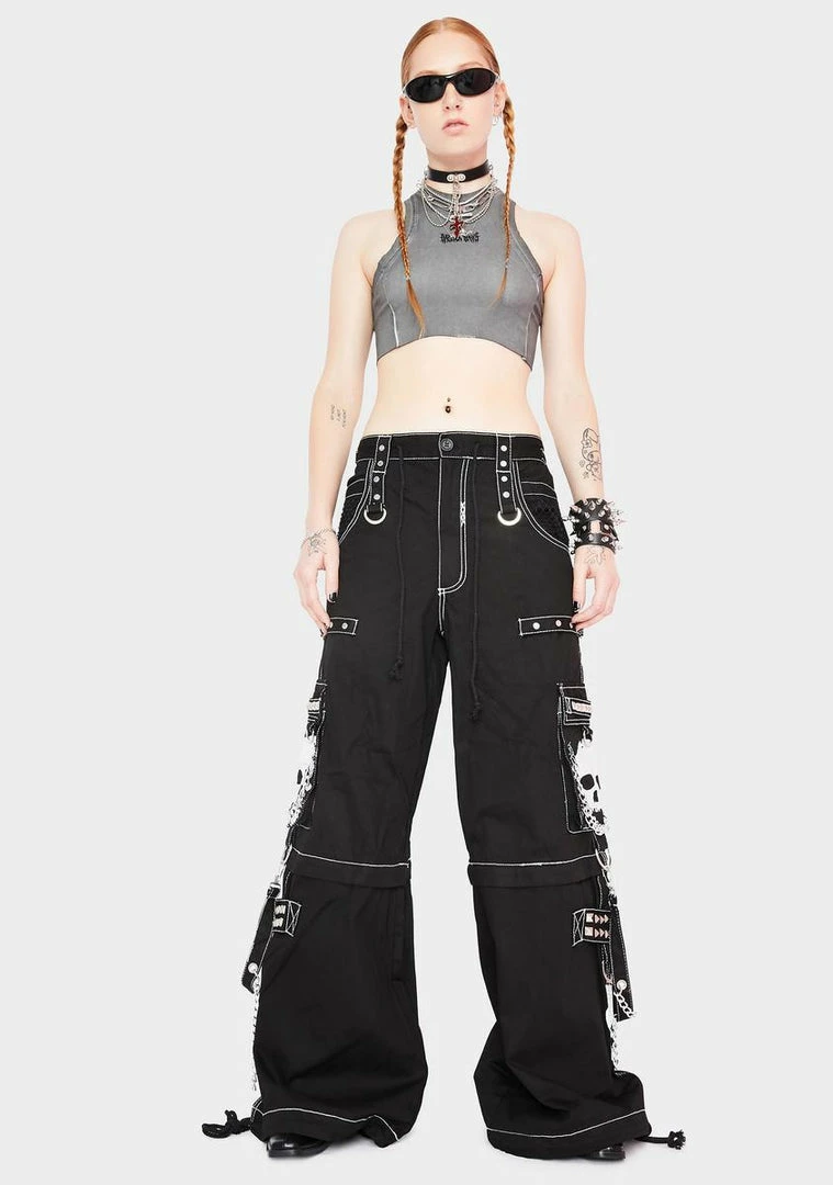 Tripp NYC White Super Skull Pants 4 Tripp NYC White Super Skull Pants