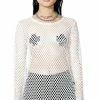 Tripp NYC Sacred Mary Q Mesh Long Sleeve Top
