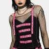 Tripp NYC Pink Buckle Corset Top