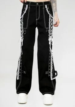 Tripp NYC Lace Dark Street Pants