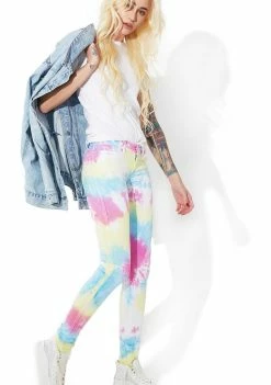 Tripp NYC Tie Dye Twill Pants Bottoms