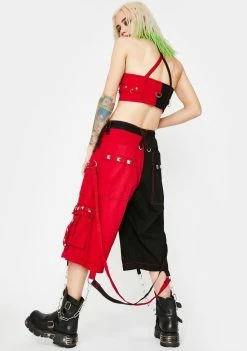 Tripp NYC Bottoms Split Wide Leg Pants 9 Tripp NYC Bottoms Split Wide Leg Pants