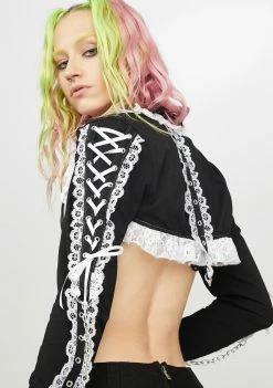 Tripp NYC Tops White Lace Shrug 9 Tripp NYC Tops White Lace Shrug