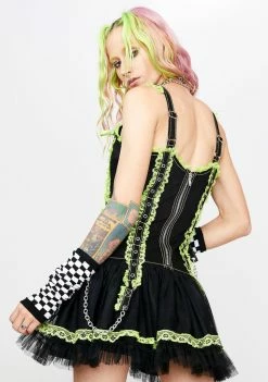 Tripp NYC Green Lace Mini Dress 9 Tripp NYC Green Lace Mini Dress