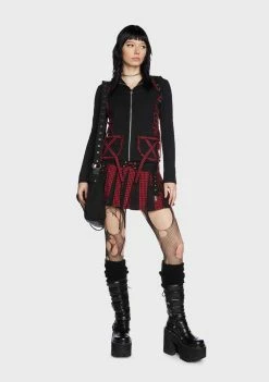 Tripp NYC Bo Peep Pleated Garter Skirt