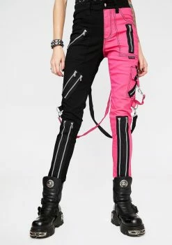 Tripp NYC Bottoms Pink Split Leg Rage Pants