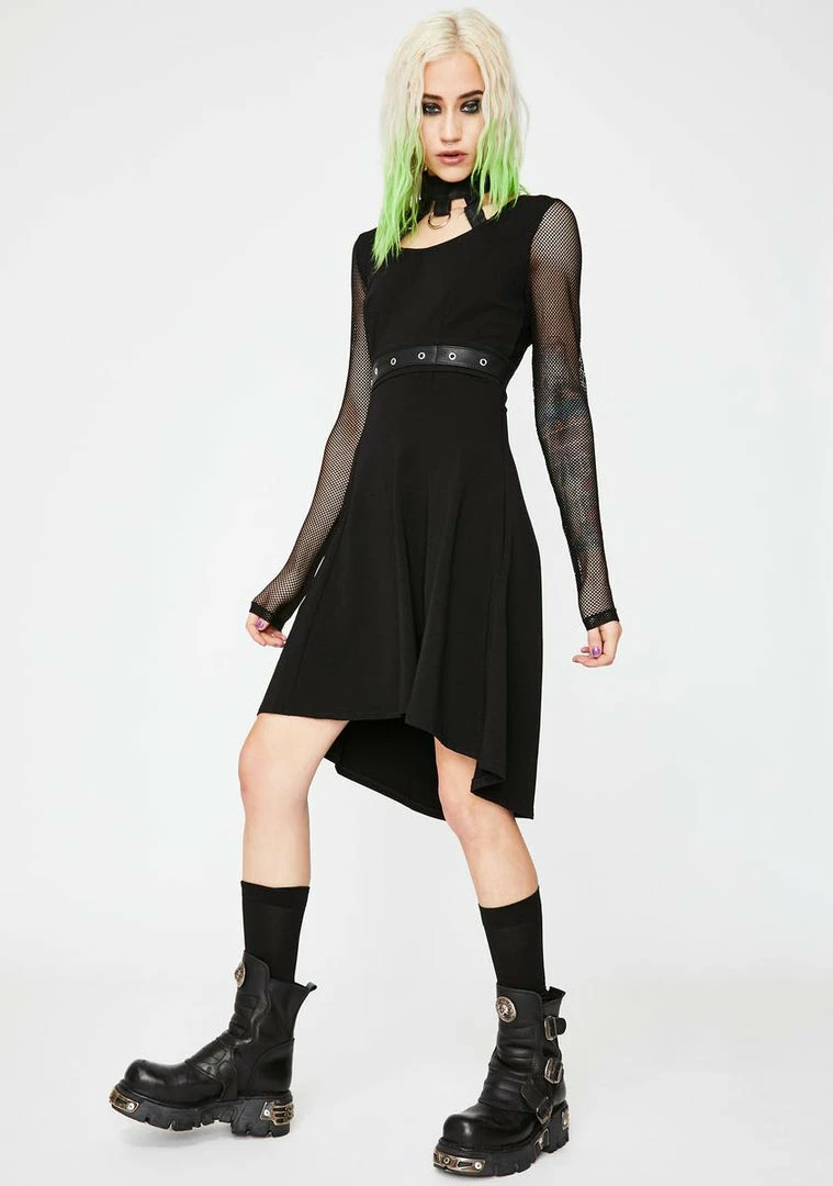 Tripp NYC Dresses Fishnet Choker Dress 5 Tripp NYC Dresses Fishnet Choker Dress