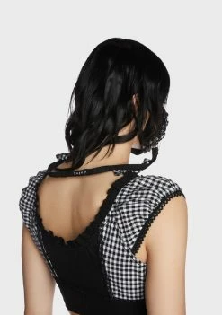 Tripp NYC White Solid Face Cover