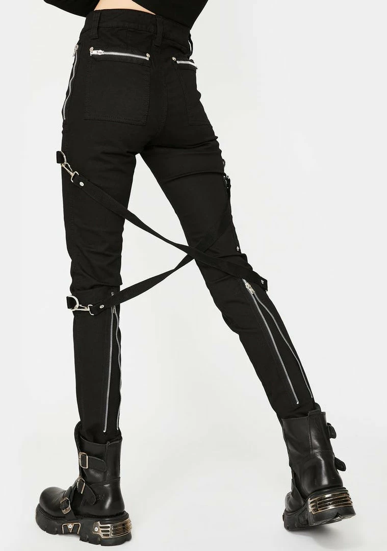 Tripp NYC Black Chaos Bondage Pants 6 Tripp NYC Black Chaos Bondage Pants
