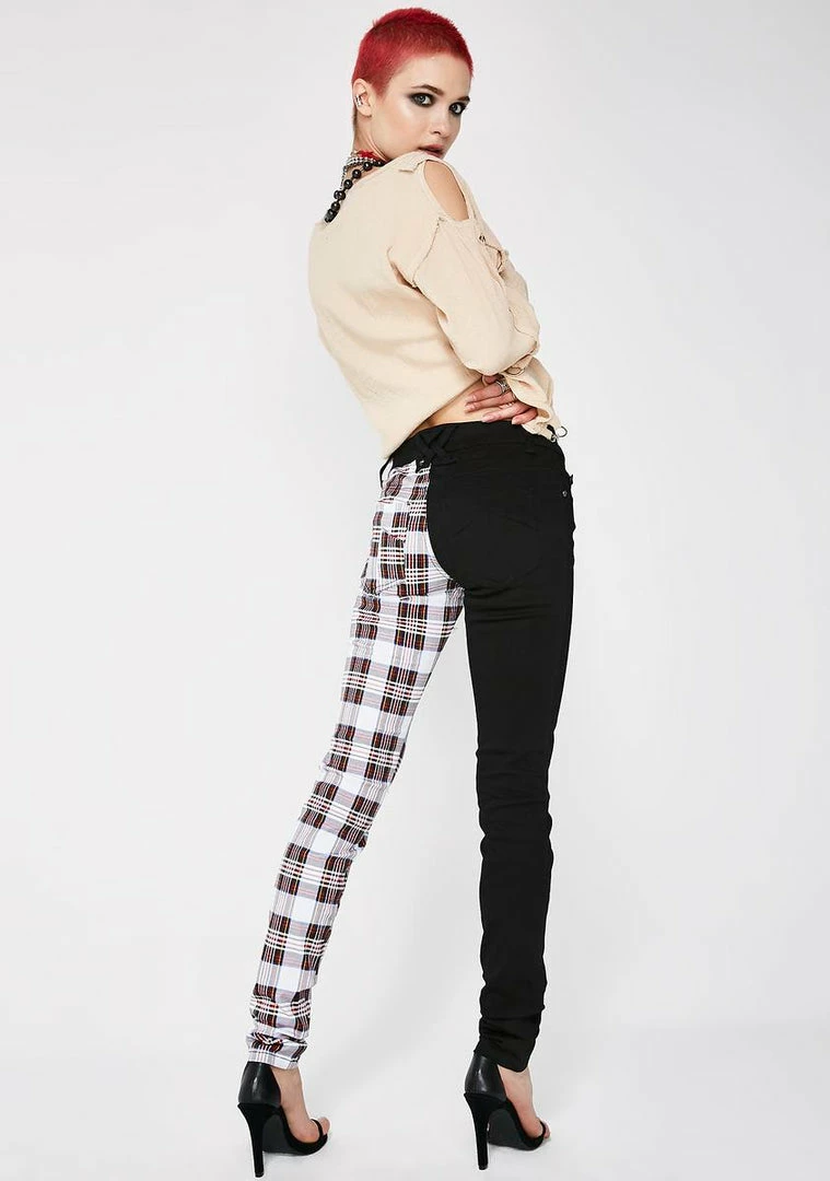 Tripp NYC Split Personality Jeans Bottoms 7 Tripp NYC Split Personality Jeans Bottoms