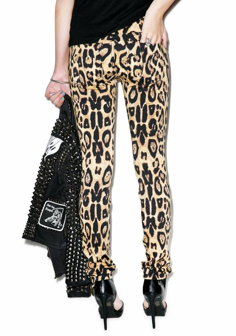 Tripp NYC Bottoms Leopard Jeans 4 Tripp NYC Bottoms Leopard Jeans