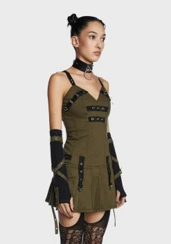 Tripp NYC Shop 29 Tripp NYC Army Multi Eyelet Arm Warmers