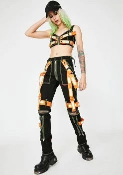 Tripp NYC Reflector Bustier Crop Top Tops 8 Tripp NYC Reflector Bustier Crop Top Tops