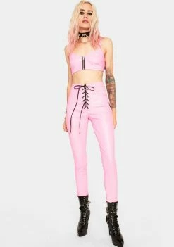 Tripp NYC Tops Pink Bustier Top