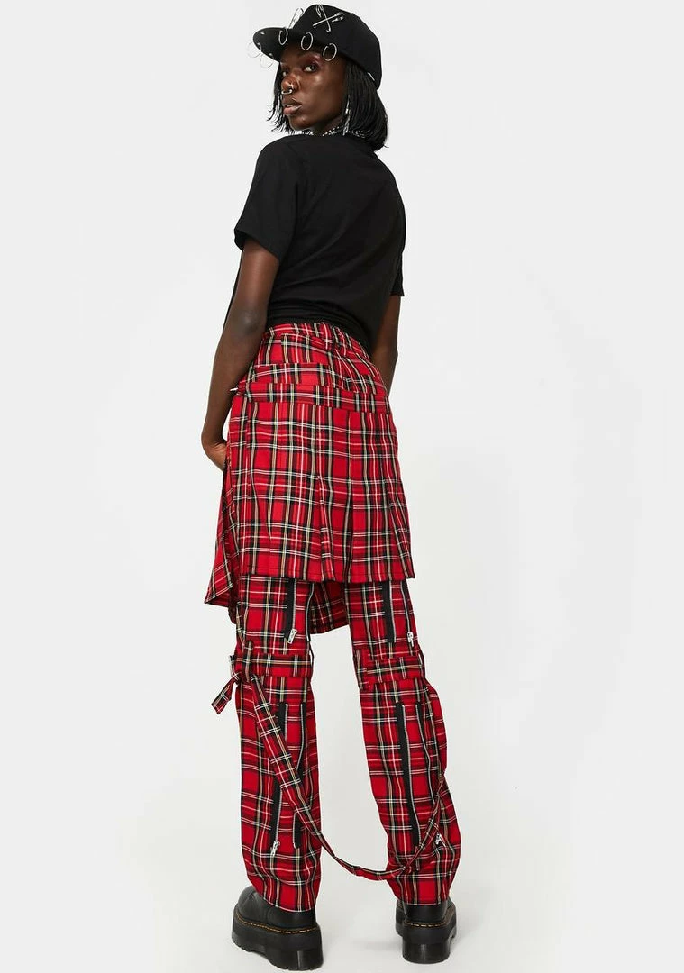 Tripp NYC Bottoms Double Bumflap Plaid Pants 6 Tripp NYC Bottoms Double Bumflap Plaid Pants