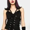 Tripp NYC Stripe Voidoid Corset Top Tops