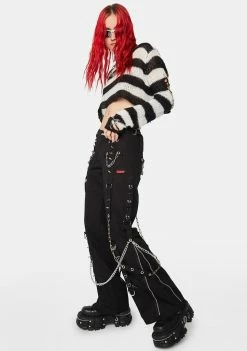 Tripp NYC Bottoms U-Chain Spiked Pants