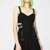 Tripp NYC Cut Out Side Buckle Dress